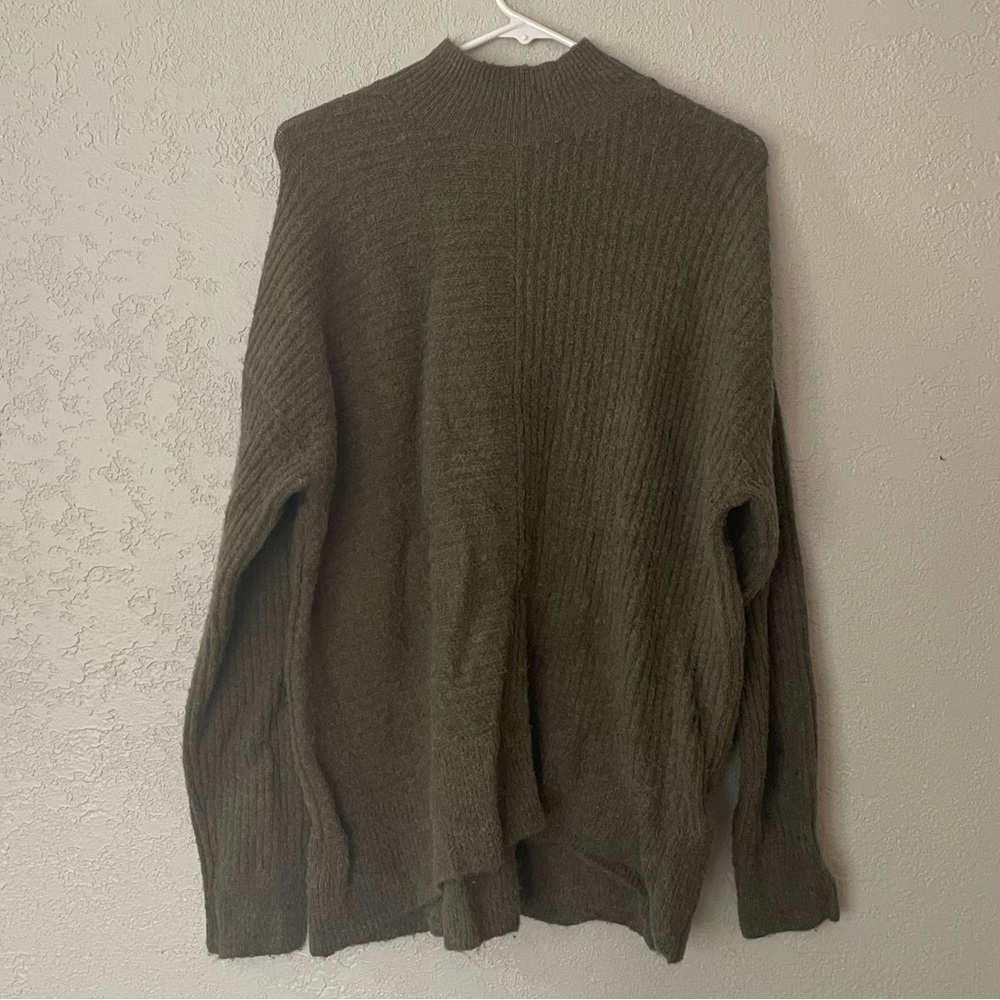 H&M green L.O.G.G. Sweater